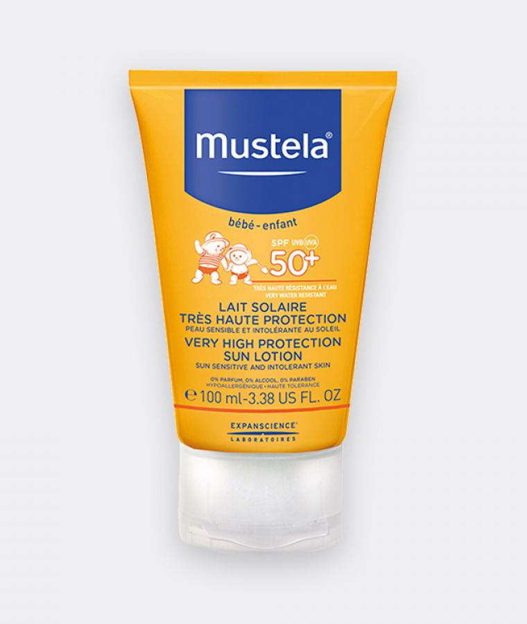 SPF 50+ çok yüksek koruma faktörlü bebek güneş kremi